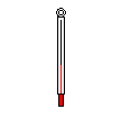 ガラス製温度計